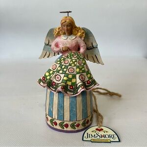 Jim Shore “Stitch & Sew Til You’re Aglow” 2006 Angle Figurine